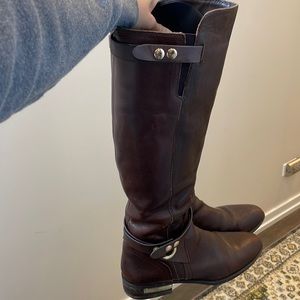 Brown Vince Canute Riding Boots